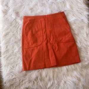 Orange skirt